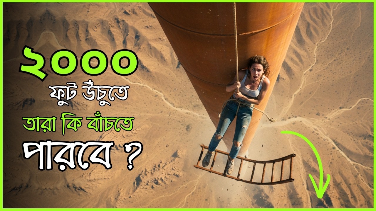 ২০০০ ফুট উঁচুতে মরণফাঁদ! 😱 Fall 2022 Movie Explained in Bangla  Survival Thriller