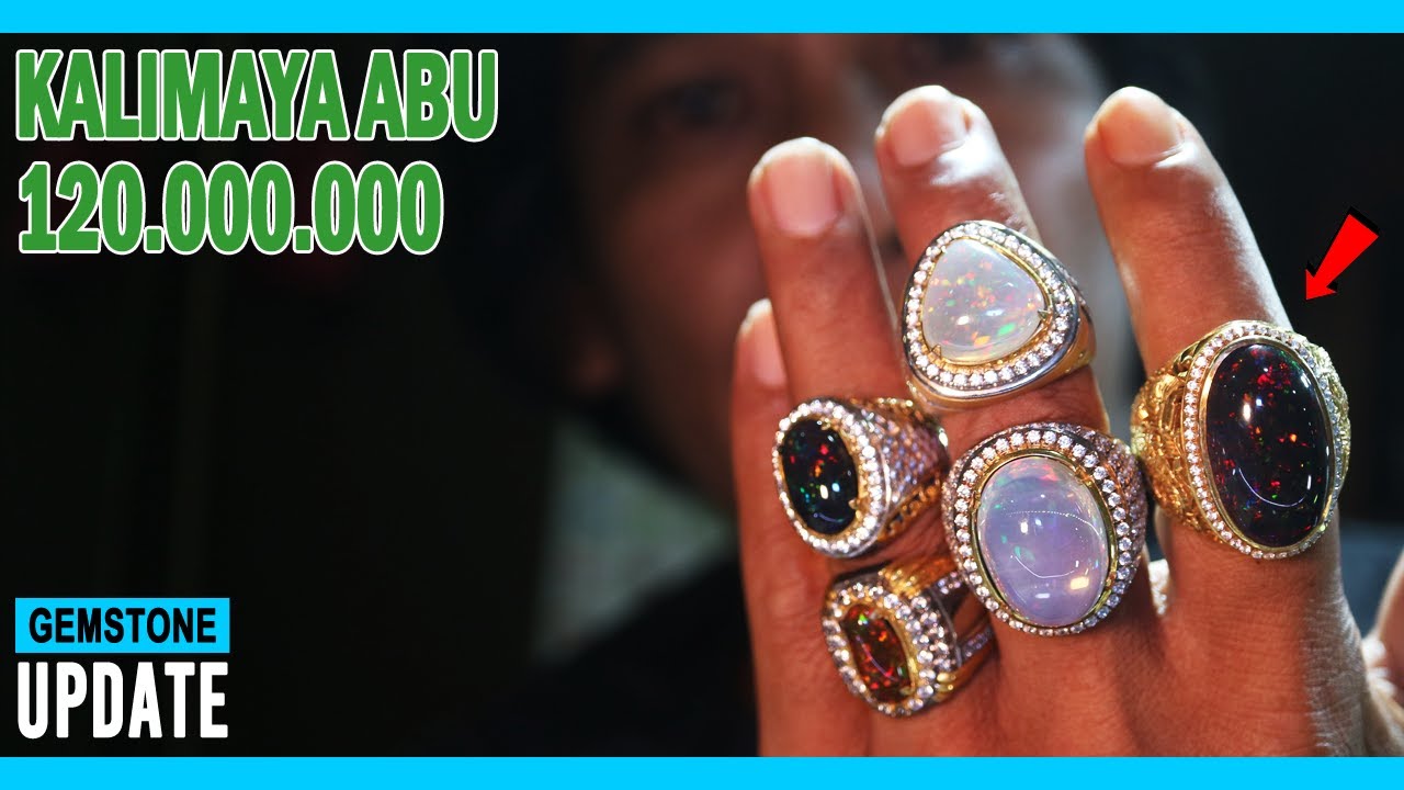 GEMSTONES UPDATE 04052022- KALIMAYA BANTEN ABU JUARA 120 JUTA MILKY KRISTAL BLACK OPAL SOLID BUNGLON