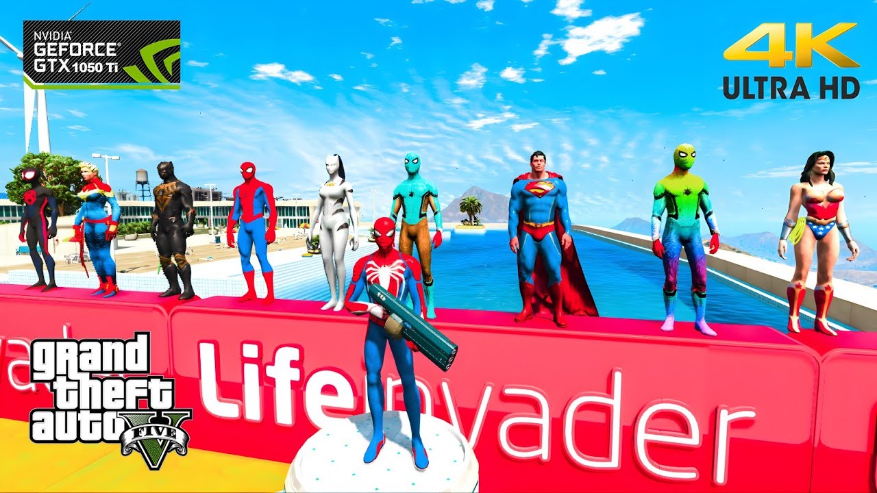 GTA 5 Epic Ragdolls | Spiderman and Super Heroes Minions Jumps/fails (Euphoria Physics)Episode -203