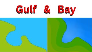 What is Island, Peninsula, Gulf and Bay || important terms || English || Linguawisha