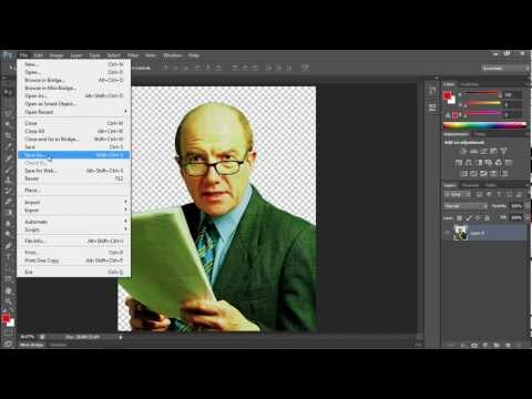 How to Make Transparent Background in Photoshop CS6