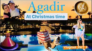 Agadir, Morocco with my Boyfriend Vlog!🐪 Pickalbatros White Beach Hotel at Christmas time🎄☀️🌊🍛🫖