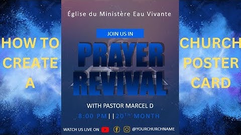 How to Create a Church Flyer in MS Word #flyer #posterdesign #churchflyerdesign