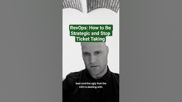 RevOps: How to Be Strategic and Stop Ticket Taking