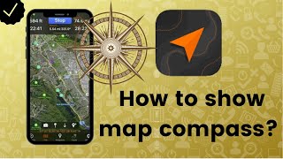 How to show the map compass on the main map on GPS Tracks? screenshot 4