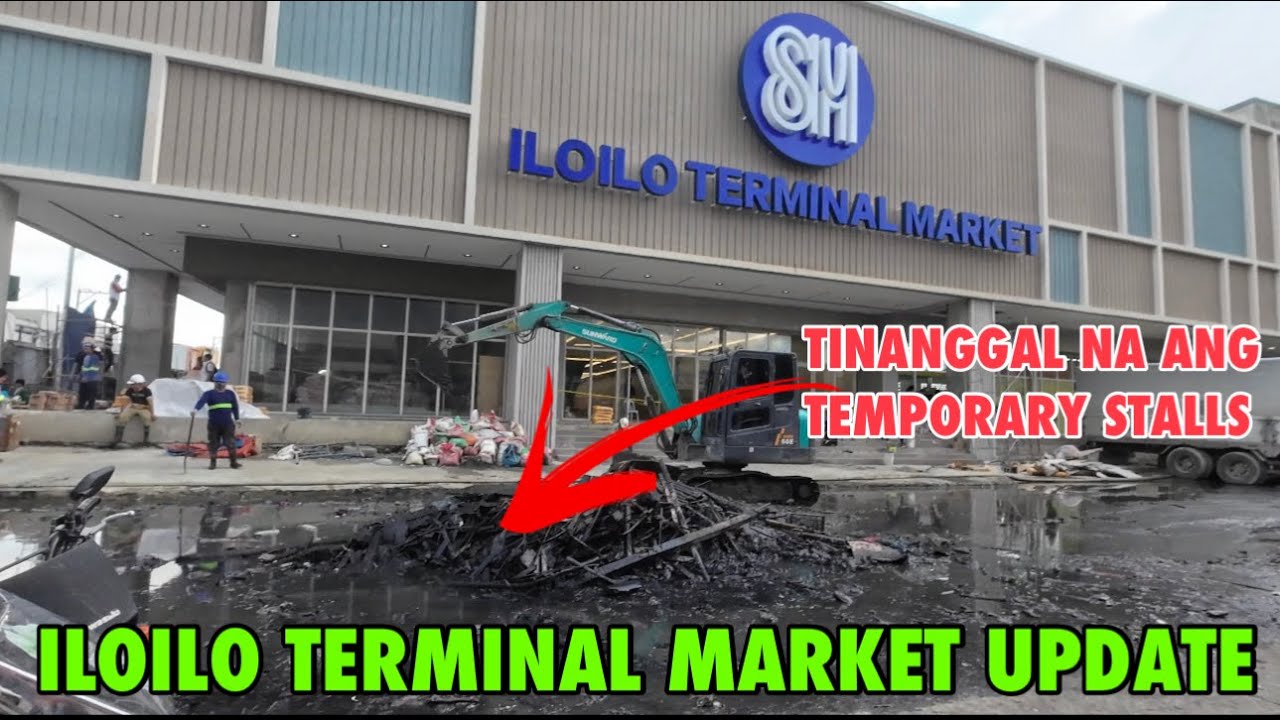 TINANGGAL NA ANG TEMPORARY STALLS SA PALIBOT NG TERMINAL MARKET #iloilocity