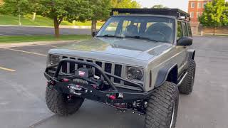 Epic Jeep Cherokee XJ Build in Audi Quantum Gray