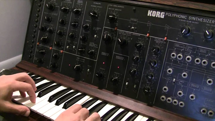 Exploring the Korg PS3100 Part One by Raul Pena