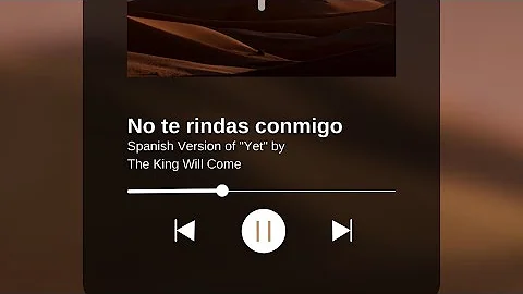 No te rindas conmigo - “Yet” Spanish version by The king will come (Original translation)