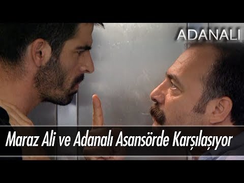 Maraz Ali ve Adanalı asansörde karşılaşıyor! - Adanalı