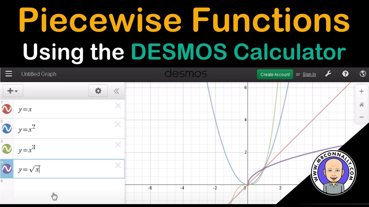 piecewise function desmos