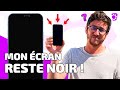 Mon cran diphone reste noir   nos solutions  bricophone