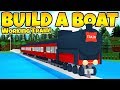 WORKING MICRO BLOCK TRAIN TO THE END! Build a Boat