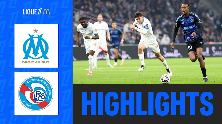 Greenwood SAUVE l'OM face à Strasbourg | 18ème journée - Ligue 1 McDonald's 24/25