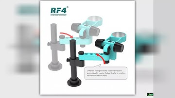 RF4 Microscope Stand Design Screwdriver Hole Position Convenient Placement Operation At Any 360 Rot