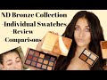 NEW NATASHA DENONA BRONZE COLLECTION 2020 INDIVIDUAL EYE SWATCHES/REVIEW AND COMPARISONS/DUPES