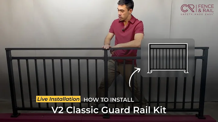 CR Fence & Rail | How to Install The V2 Classic Guard Rail Kit