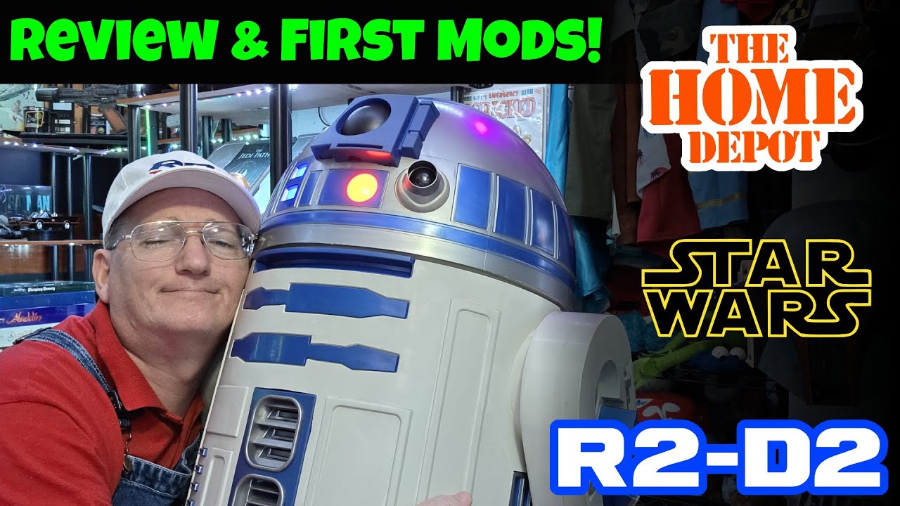 My Home Depot R2 D2 with First Mods!