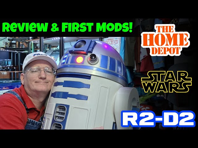 My Home Depot R2 D2 with First Mods!