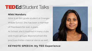 TedEd Student Talks Showcase 05-2026 - Keynote Speaker Nikki Nanduru