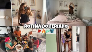 ROTINA DO MEU FERIADO EM CASA, FIZ UM ALMOÇO E CONVIDEI MINHA FAMÍLIA! 😍 Mile Steffani 