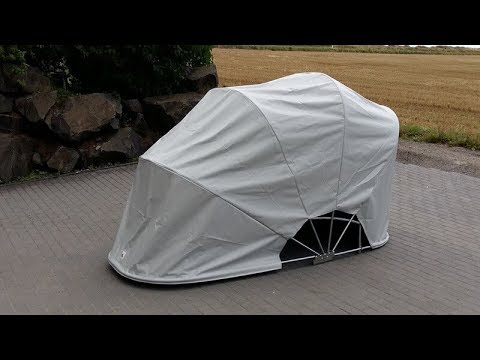 Garaje plegable lona cobertora cubierta para Quad/ATV talla m 
