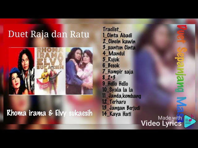 Duet Raja & Ratu dangdut_Rhoma irama ft Elvy sukaesih_FULL ALBUM_Cinta Abadi class=