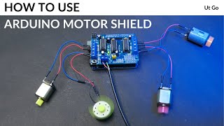 Motor Driver | How to use Arduino Motor Shield to drive different types of DC Motors Part 1 | Ut Go screenshot 1