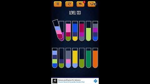 Water Sort Puzzle - Color Liquid Sorting Game Level 133 Solution