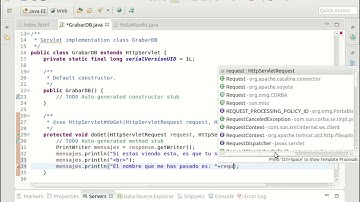 Curso de J2EE   Parte 8   Servlets   10 Pasar parametros