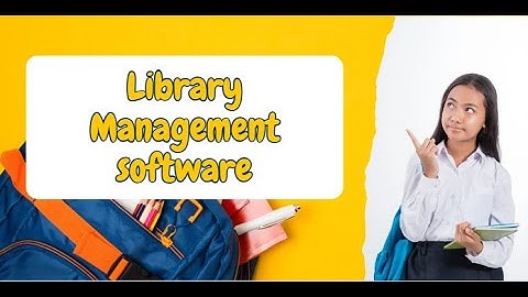 Library Management System Software | Books, Members, Issued/Return & Fine Management