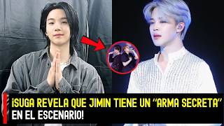 ¡Suga revela que Jimin tiene un “arma secreta” en el escenario! #BTS #BTS K-pop #SUGA #Jimin