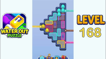 Water Out Puzzle Level 168 Walkthrough Solution