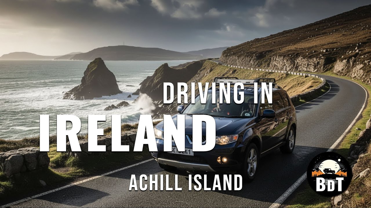 4K Driving in Ireland | Drive Tour – Peaceful Wild Atlantic Way (Achill Island)