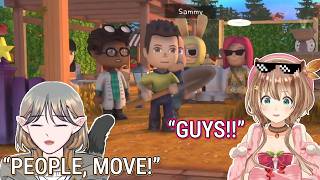 When Yeehaw Residents Won't Let Risu and Sammy Take a Screenshot | Ayunda Risu | hololive Indonesia