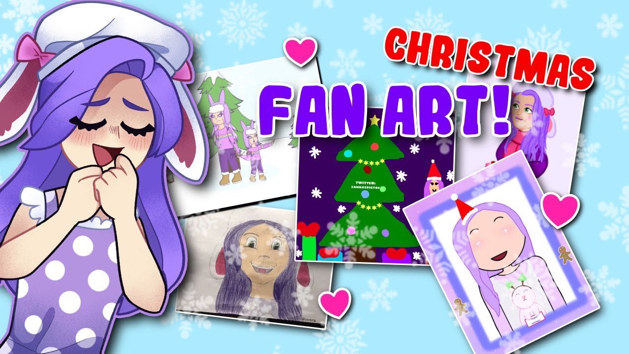 I Rated CHRISTMAS Themed FAN ART! (Roblox)