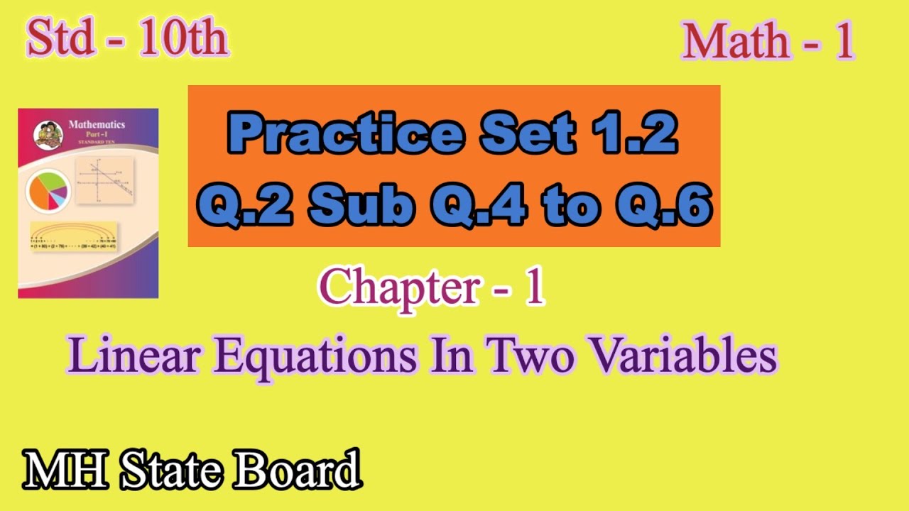 Practice set 1.2 Q.2 ( 4 to 6) std 10th Chapter - 1 - YouTube