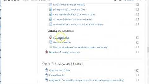 Student Guide to Moodle   Taking a Quiz or Exam