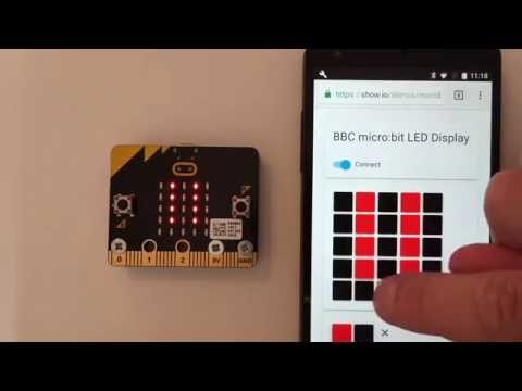 Physical Web "walk up and use anything" demo using the micro:bit