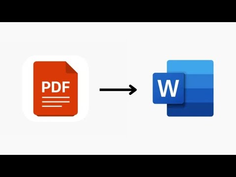 Convertir un PDF en Word sans logiciel supplémentaire | Modifier un ...