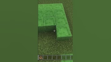 Boat and slime blocks = air time #minecraft #minecraftshorts #shorts