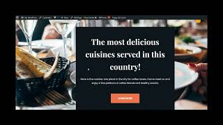 How to use the Neve theme & Otter website builder for your Restaurant website screenshot 5