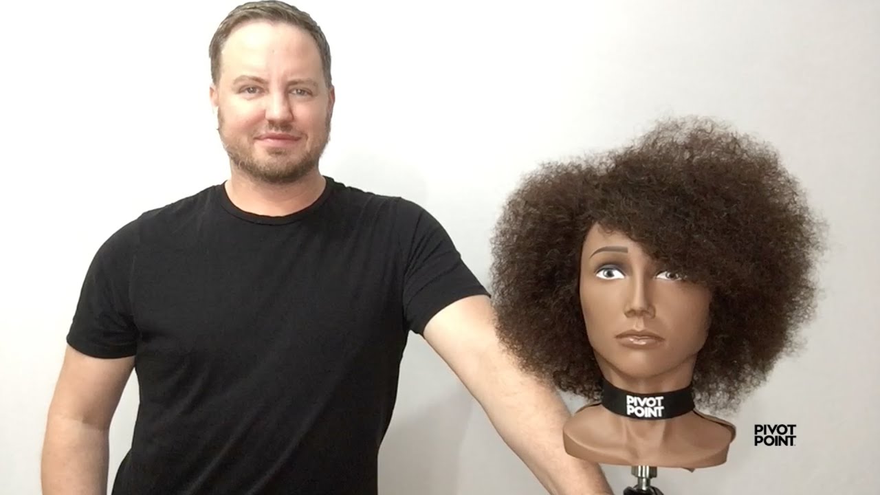 Multi-Texture Quad - 100% Human Hair Mannequin - Pivot Point