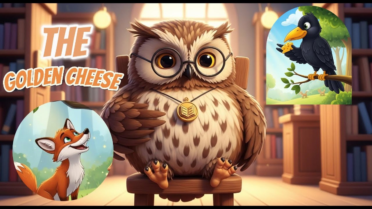 The Clever Fox and the Crow | A Wise Owl Story for Kids - YouTube