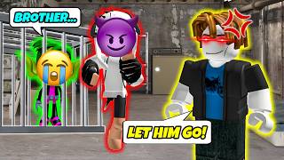 🥓 Giga Bacon Had To Rescue His Little Brother 🦸#roblox #robloxstory