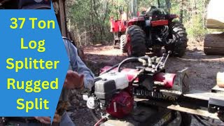 Rugged Split 37 Ton Log Splitter Review, Modifications, and Use with Dr  Joe