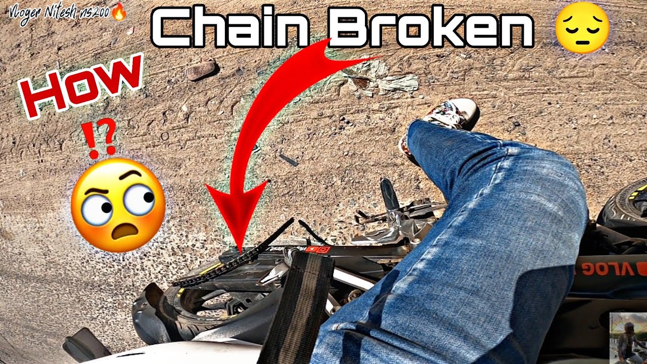 Full Throttle Gone Wrong NS200 Chain Failure Nightmare 😳 YouTube