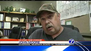 Heineman Gets Bird's Eye View Of Flooding