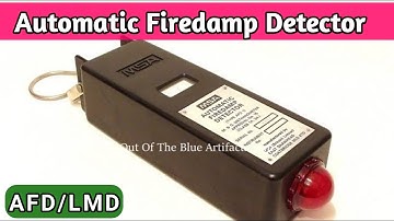 AFD or LMD || Automatic Firedamp Detector || Local Methane Detector #Gas_Testing_Video