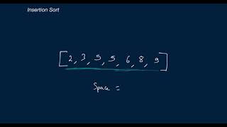 Part 11   Insertion Sort